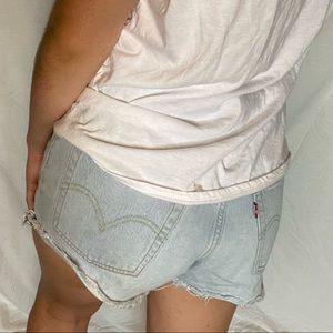 Levi’s 501 high rise shorts